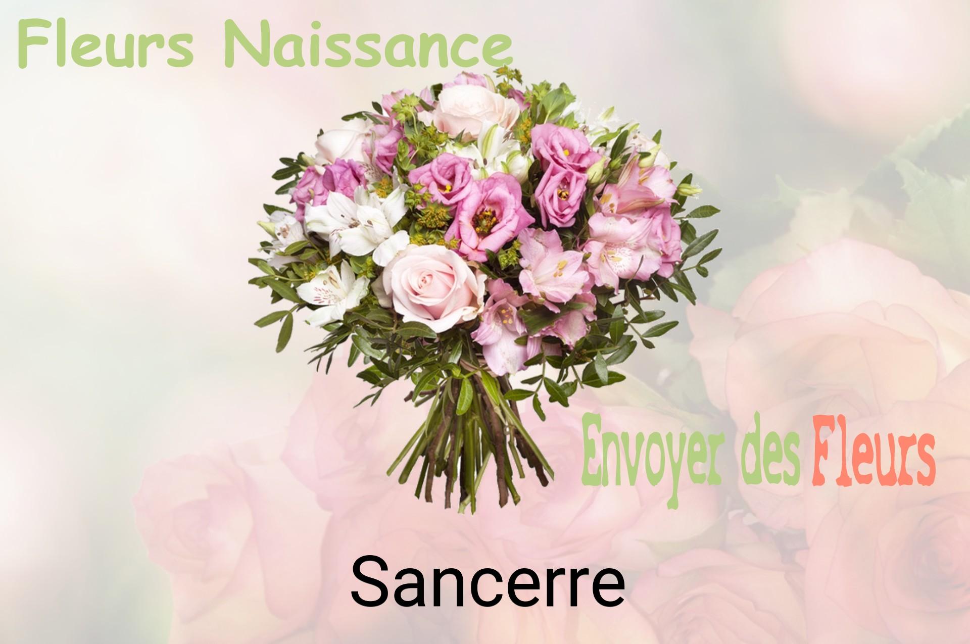 Bouquet de fleurs de naissance livré à Sancerre
